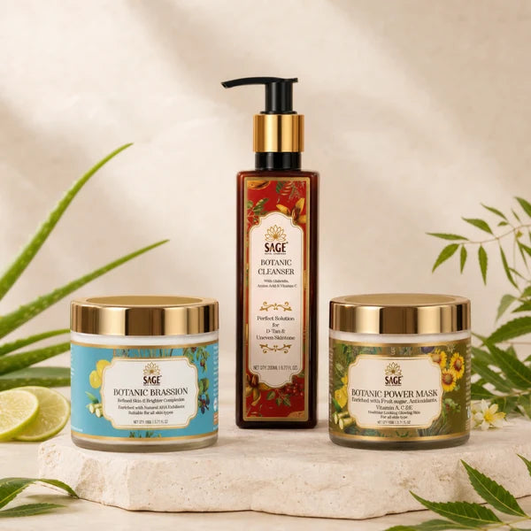 The Botanic Ritual – Cleanser + Scrub + Power Mask